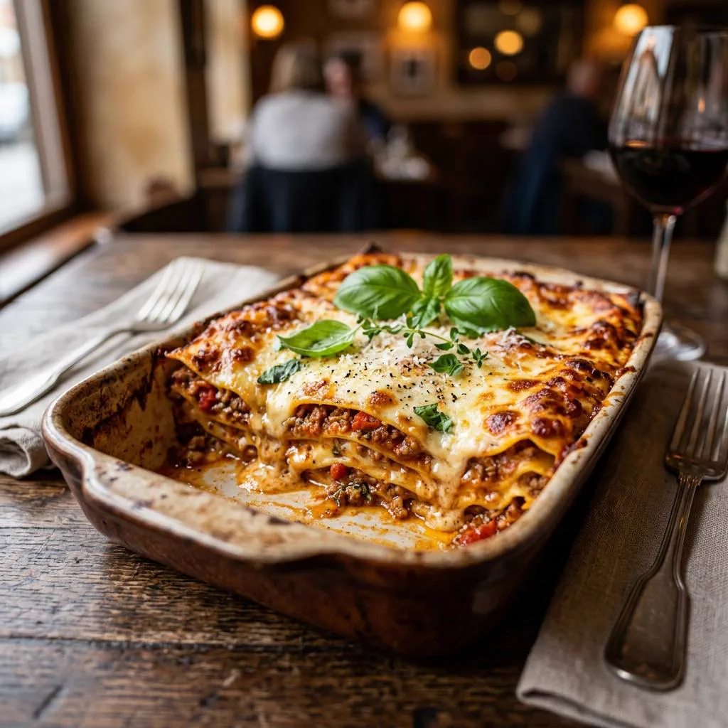 Lasagne gratinée